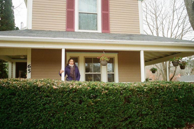 Me at Aunt Ethels house